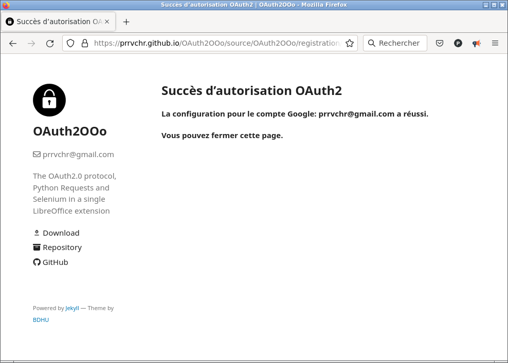 OAuth2OOo Browser Page4 screenshot