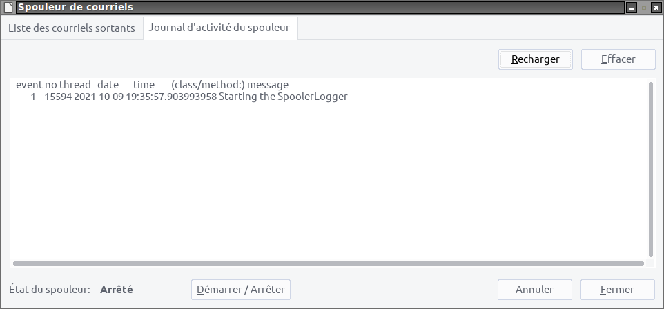 eMailerOOo Spooler screenshot 3